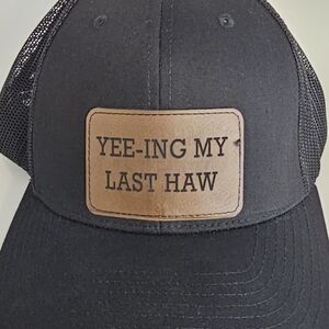 Black and Brown Trucker Hat